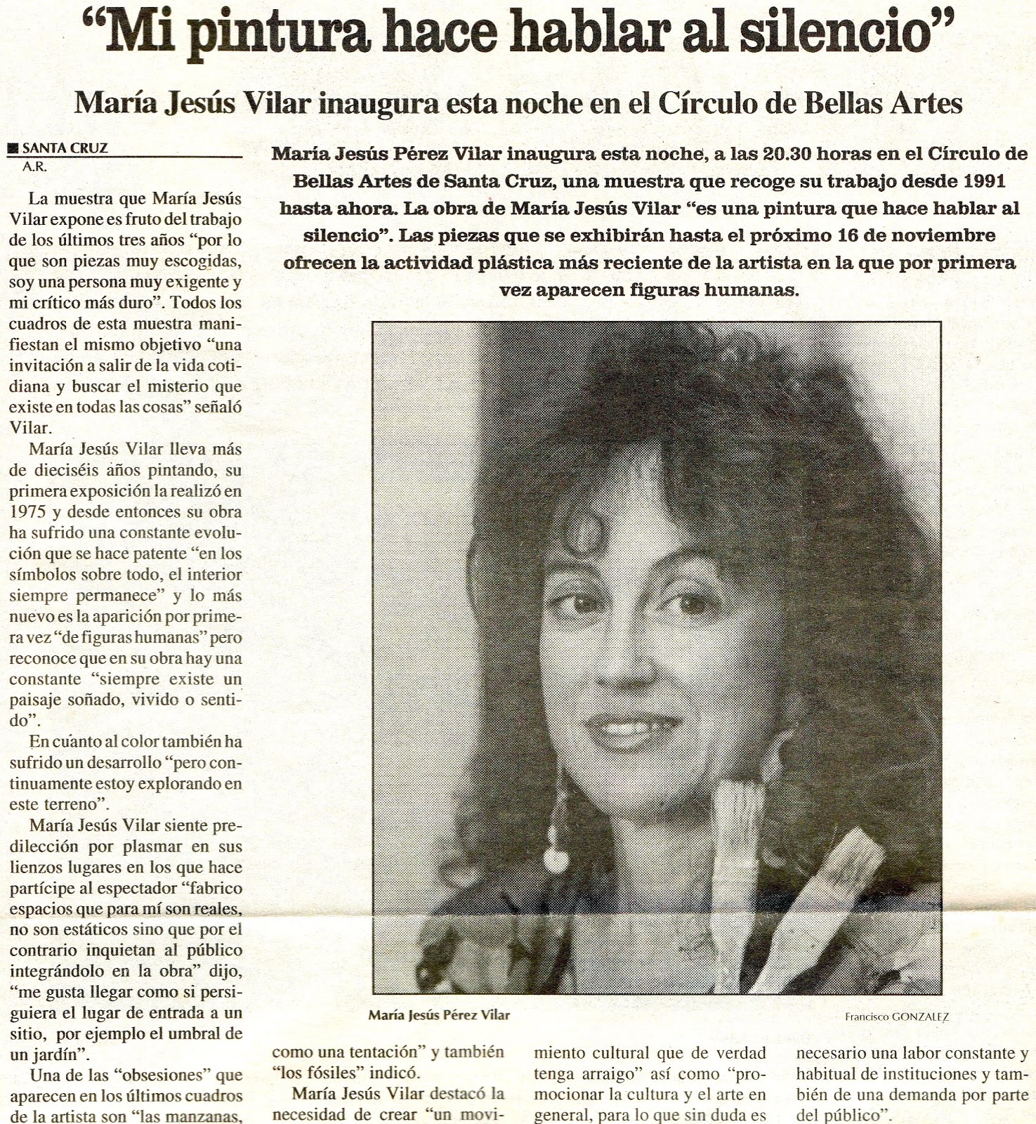 Archivo visual de María Jesús Pérez Vilar